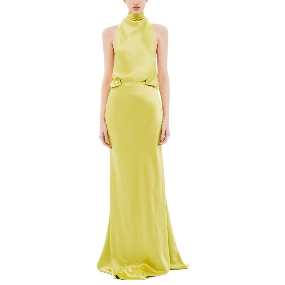 Misha Womens  The 'Cameron' Satin Dress, Red